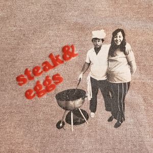 Steak and Eggs Retro T